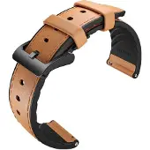 Ticwatch Pro/S2/E2 Grey Brown Hybrid Leathe