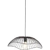 QAZQA Design pendellampe sort 50 cm - Pua