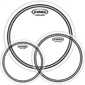 Evans EC2 Clear Rock Tom Pack 10 12 16 Heads