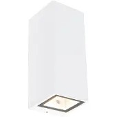 QAZQA Moderne væglampe hvid 2-lys GU10 AR70 IP54 - Baleno