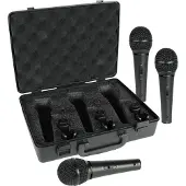 Behringer XM1800S Ultravoice dynamisk mikrofon pakke med 3 stk