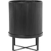 Ferm Living Bau urtepotte stor Ø28 cm Sort
