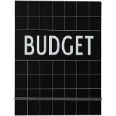 Design Letters budgetbog Sort