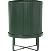 Ferm Living Bau urtepotte stor Ø28 cm Mørkegrøn