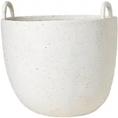 Ferm Living Speckle krukke Ø30 cm Offwhite