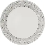 Arabia Mainio Sarastus tallerken Ø25 cm Sort/Hvid