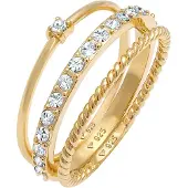 Elli Ring guld / transparent