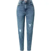 Pieces Kesia Mom Ankle Destroy235 Vi Højtaljede Jeans