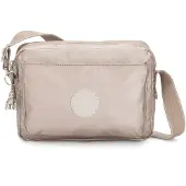 Kipling Skuldertaske 'Abanu' platin