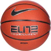 Nike Unisexs basketball elite turnering Amber/Black St?rrelse 7