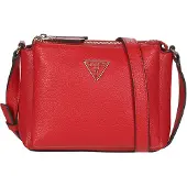 GUESS , Becca, læder, crossbodytaske, rød, til kvinder