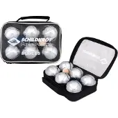 Schildkrot-Puppen SCHILDKRÖT Boule/Boccia/Petanque-sæt i stål - indhold: 2x 3 metalbule-kugler fyldt med sand (970011) - 1 stk.