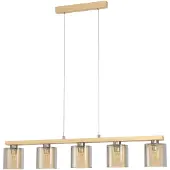 Eglo CASTRALVO LANGBORD E27 5L BS/TRÆ/AMBER