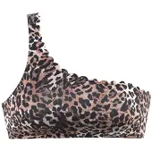 LASCANA Bikinioverdel 'Lexa' brun / sort