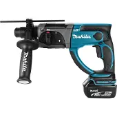 Makita LXT DHR202RTJ - Kombinationshammer - ledningfri - SDS-plus - 1.9 Joule - 2 batterier, inkluderet oplader - 18 V