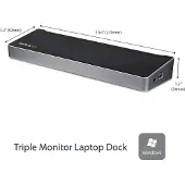 StarTech.com Triple Monitor Usb 3.0 Dokningsstation