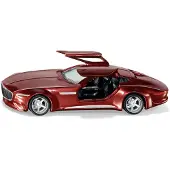 Siku 2357 Vision Mercedes Maybach 6 Grand Coup 1:50 Metal/Plastic Red ?bning H?ngslede d?re Skiftelige hjul