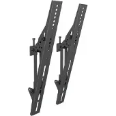 Multibrackets M Pro Series - Monteringssæt (vippearm) - aluminium, stål - sort - skinnemontering (pakke med 2)