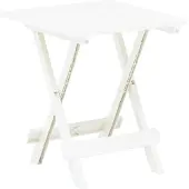 vidaXL foldbart havebord 45x43x50 cm plastik hvid
