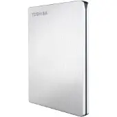 Toshiba Canvio Slim - 2TB - Ekstern Harddisk - Sølv