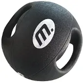 Master Fitness Medicinbold Grip, sort, 10 kg