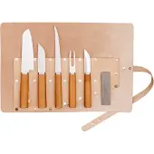 Marttiini Cabin Chef Knife Set 1494000 Satin 8Cr14MoV, Birch, knife set