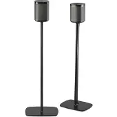 FLEXSON S1-FSX2 - Stativ - for højttaler(e) - sort - gulvstående (pakke med 2) - for Sonos One (sort)