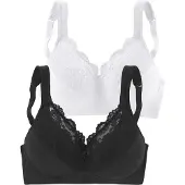 Petite fleur BH sort / hvid