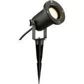 SLV 227410, Aluminium, IP65, I, GU10, 11 W, Sort