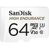 SanDisk High Endurance microSD/SD - 100MB/s - 64GB