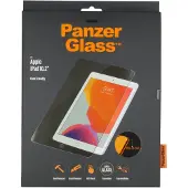 PanzerGlass iPad 10.2 2019/2020/2021 AntiBacterial Skærmbeskyttelse Hærdet Glas - 9H - Case Friendly - Sort Kant