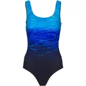 LASCANA Badedragt blå / marin / aqua
