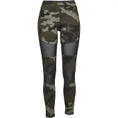 Urban Classics Leggings khaki / oliven / sort