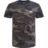 Alpha industries Basic Small Logo Camo T-shirt Med Korte ærmer