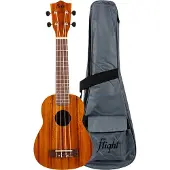 Flight NUS250 Soprano Ukulele Acacia