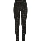 Urban Classics Leggings sort / hvid
