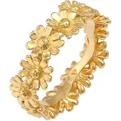 Elli Ring 'Flower' guld