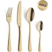 Amefa Austin 1410 - 24 dele sæt i trend box - guld