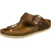 Birkenstock Klipklappere 'Gizeh' brun / guld