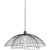 QAZQA Design pendellampe sort 60 cm - Pua