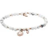 Fossil Armbånd 'VINTAGE MOTIFS' grå / hvid