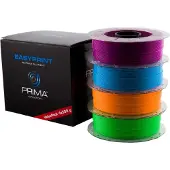 PrimaCreator EasyPrint PLA Value Pack Neon – 1.75mm – 4 x 500g (iš viso 2kg) – neoninė mėlyna, neoninė žalia, neoninė oranžinė, neoninė violetinė