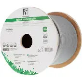Deltaco S/FTP installationskabel Cat7, LSZH, 100m, grå