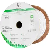 Deltaco S/FTP installationskabel Cat7, LSZH, 100m, hvid