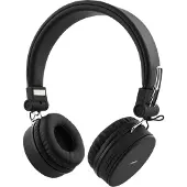 STREETZ Foldbar on-ear BT headset, 3,5 mm, sort