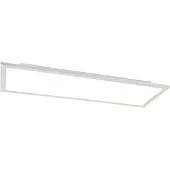 QAZQA Stål loftslampe 80 cm inkl. LED med fjernbetjening - Live