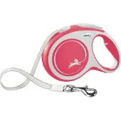 Flexi Automatic leash New Comfort L tape 8 m, red