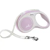 Flexi Automatic leash New Comfort S tape 5 m, color pink