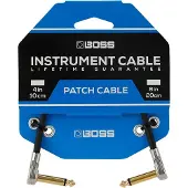 BOSS 4"/10cm Patch-kabel med Pancake-stik