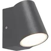 QAZQA Moderne udendørslampe antracit inkl. LED med skumringsføler - Uma